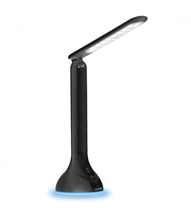 LED uzlādējama galda lampa 4W melna