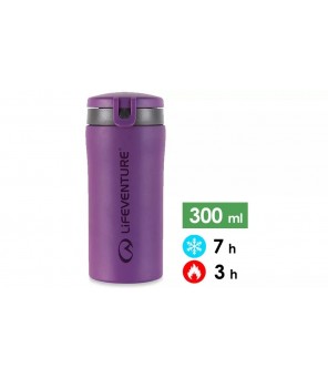 Lifeventure Flip-Top Thermo Cup - Purple