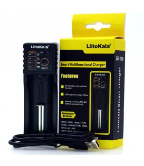LiitoKala Lii-100 baterijas lādētājs