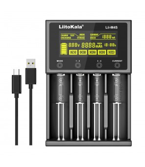 LiitoKala Lii-M4S akumulatoru lādētājs
