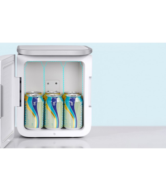 Мини-холодильник Baseus Igloo с функцией подогрева, 6л, 230В (белый)