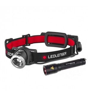 Headlamp Ledlenser H8R + flashlight P5 set