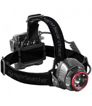 Zoom 1100RX Rechargeable Spot to Flood Headlamp with Red Rear Warning Light