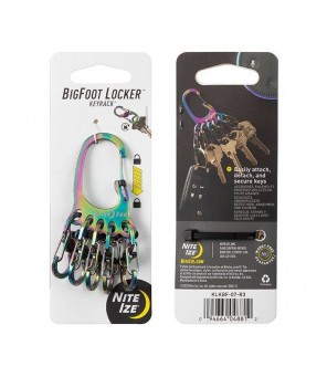 "Nite Ize - BigFoot Locker atslēgu turētājs - Spectrum - KLKBF-07-R3
