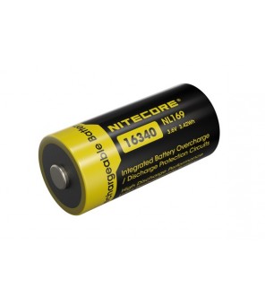 Nitecore Li-Ion akumulators 16340, 950mAh - NL169