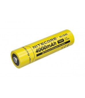 Nitecore Li-Ion battery 18650, 4000mAh 3.6V - NL1840