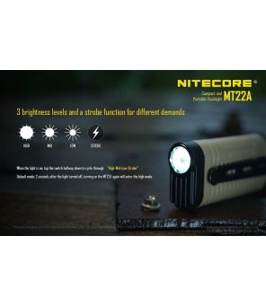 Nitecore MT22A - khaki lukturis