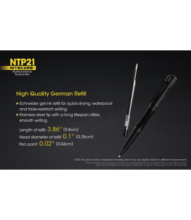 Тактическая ручка Nitecore NTP21