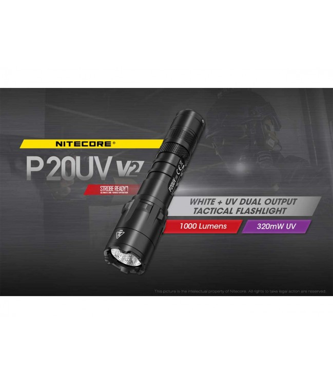 Nitecore P20UV V2.0 lukturis