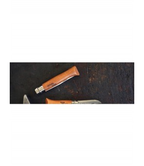 Opinel carbon steel knife No.10 beech handle