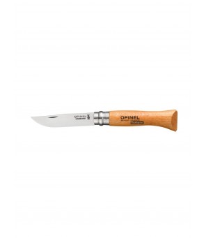Opinel carbon steel knife No.6 with beech handle
