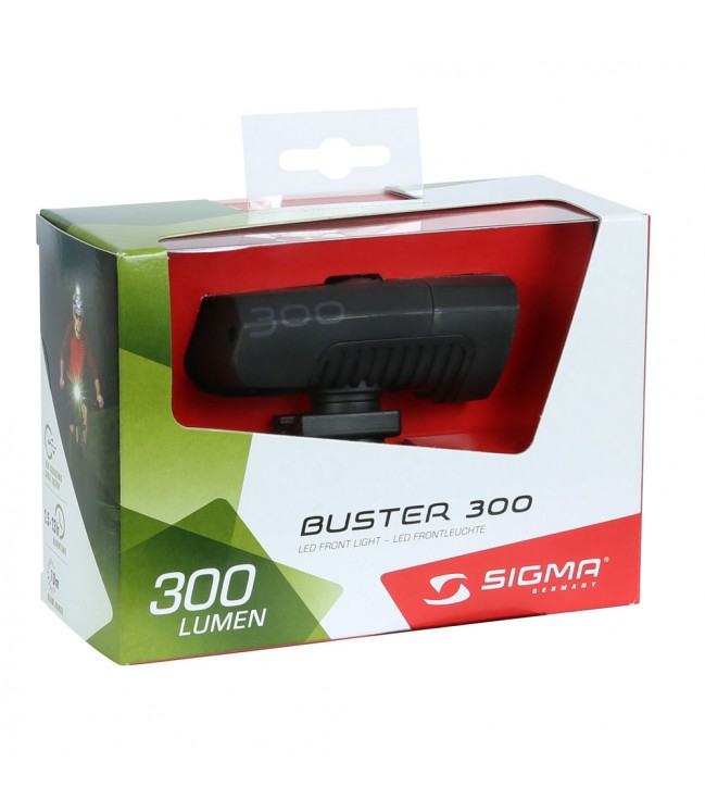 SIGMA Buster USB 300 lum priekšējais lukturis
