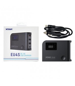 Зарядное устройство USB XTAR EU4S QC3 Type-C DC-CD