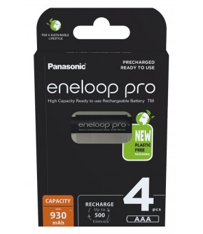 Panasonic Eneloop PRO 950mAh AAA akumuliatorius, 4 vnt.