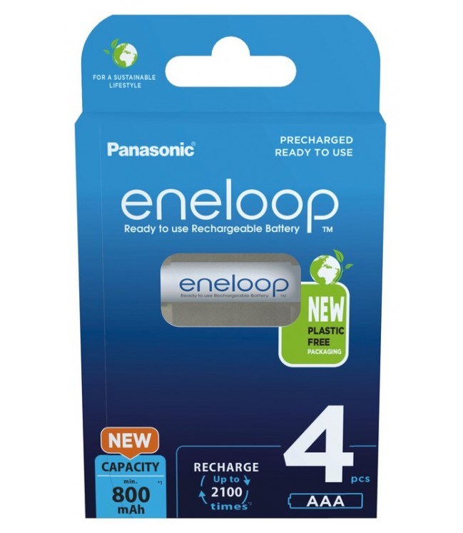 Panasonic Eneloop R03 / AAA 800mAh x4 batteries BK-4MCDE/4BE