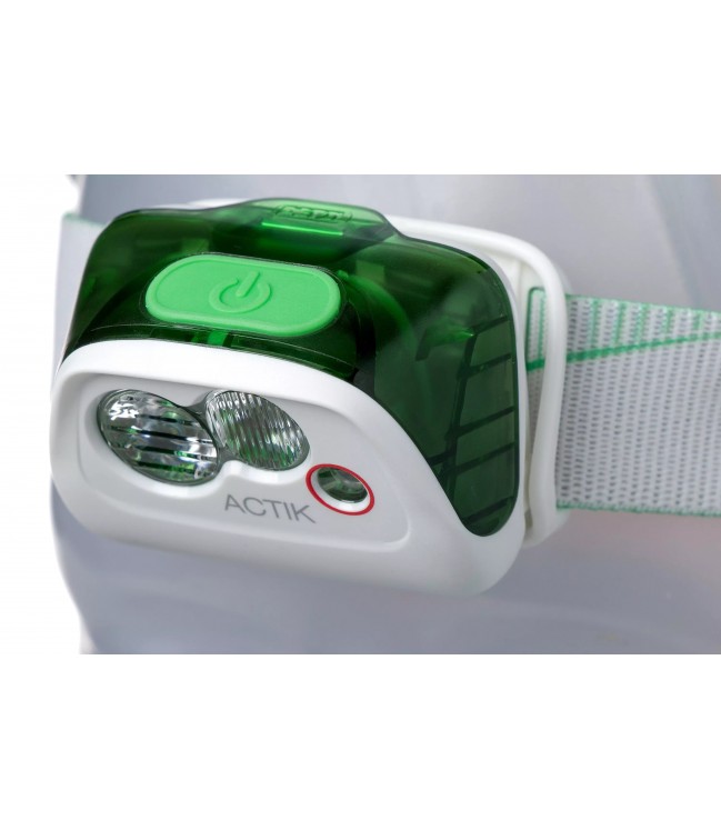 Прожектор PETZL Actik на голову 350 лм, зеленый - белый