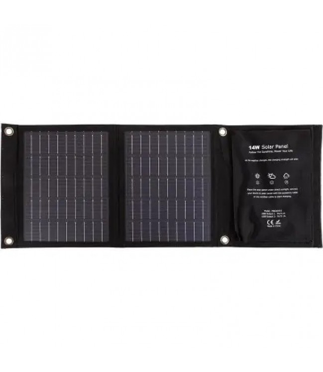 Power Plant solar battery 14W, 5V, 2.1A, USB