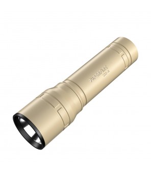 Rokas lukturītis Superfire S33-A, USB (tuksneša dzeltens)