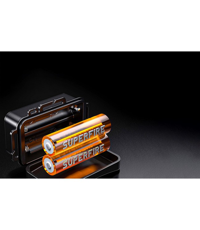 Superfire HL60 flashlight, 2300lm, USB-C