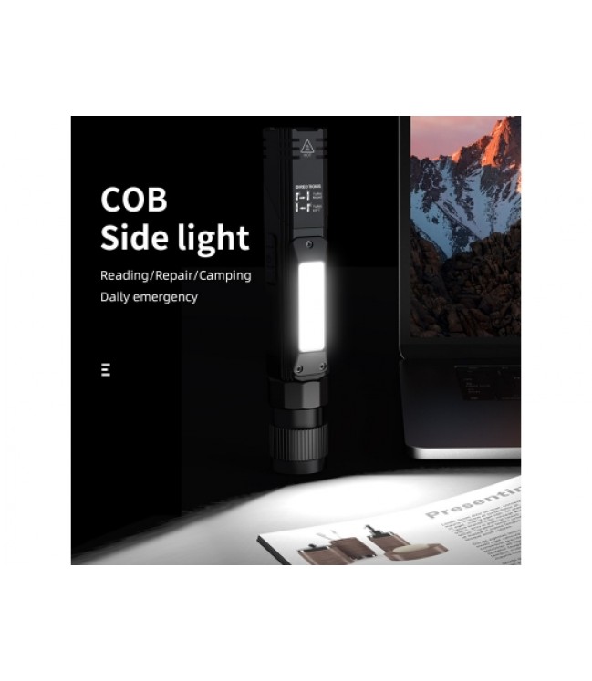 SupFire G19 multifunction flashlight, USB, 500lm, 200m