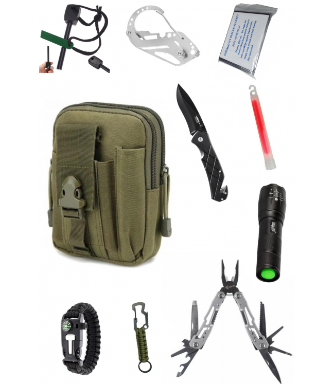 Survival kit for emergency situations and outdoor
