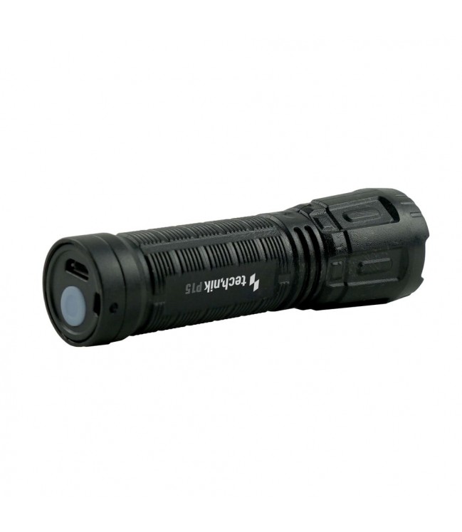 Technik P15 flashlight (+1x18650 800mAh) XPE LED + micro USB (100 lumens)