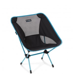 Helinox krēsls One - melns ar zilām malām