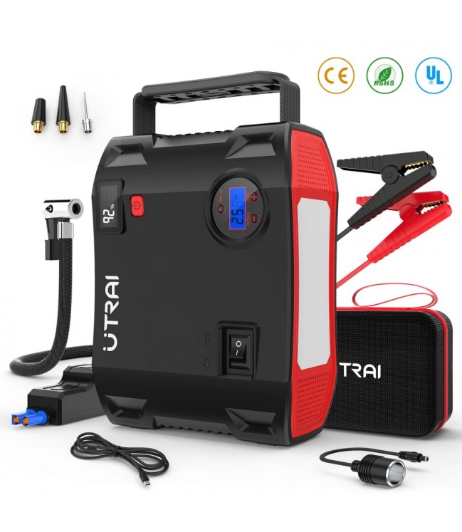 4-IN-1 2000A Jump Starter With Air Compressor Jstar 5
