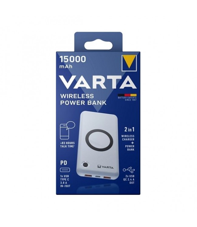 Varta Wireless Power Bank 15000 57908