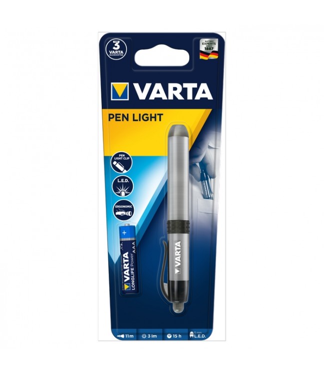 Фонарик светодиодный Pen Light 1AAA VARTA 16611