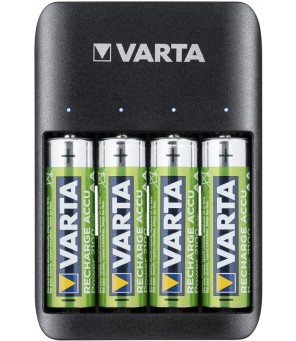Varta USB Quatro 57652 akumulatoru lādētājs + 4gab AA 2100mAh uzlādējamās baterijas