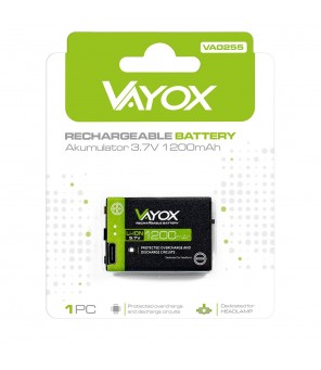 Vayox 3,7 V 1200 mAh akumulators lukturīšiem VA0255