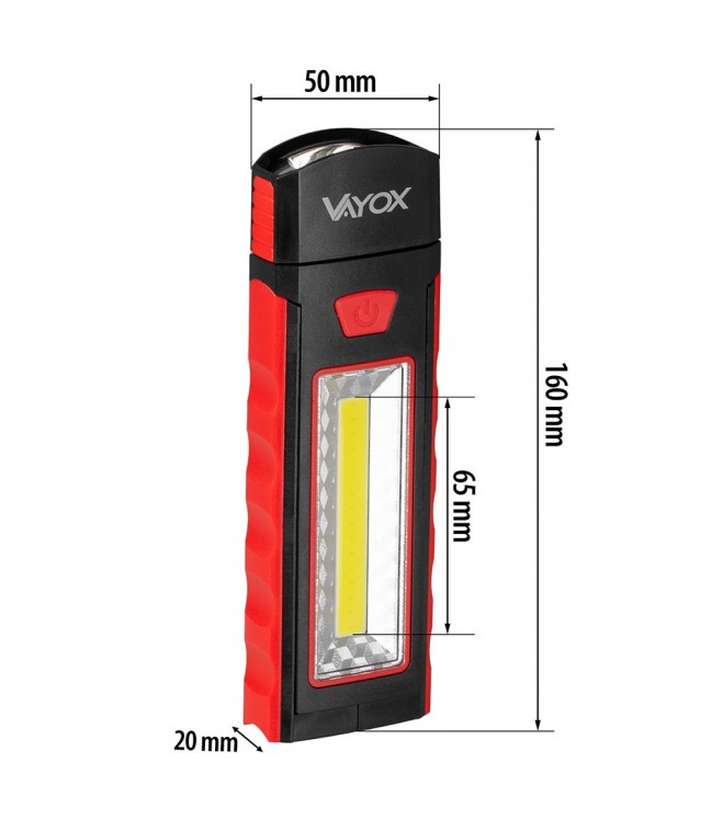 Vayox work flashlight 120lm VA0101