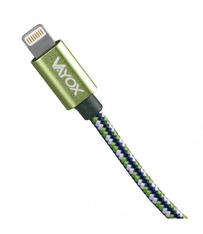 Vayox USB kabelis 1,5 m zaļš VA0147