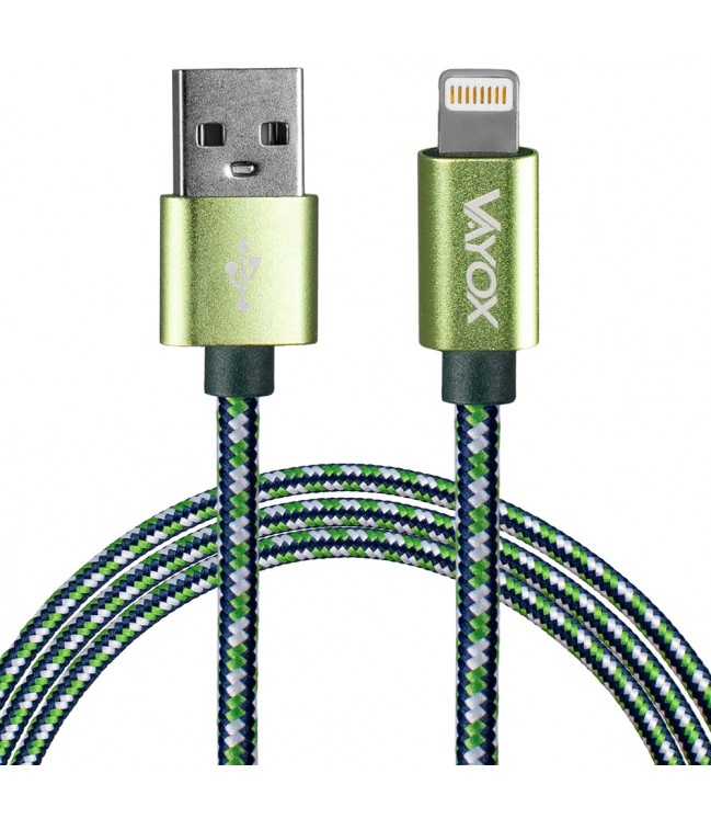 Vayox USB kabelis 1,5 m zaļš VA0147