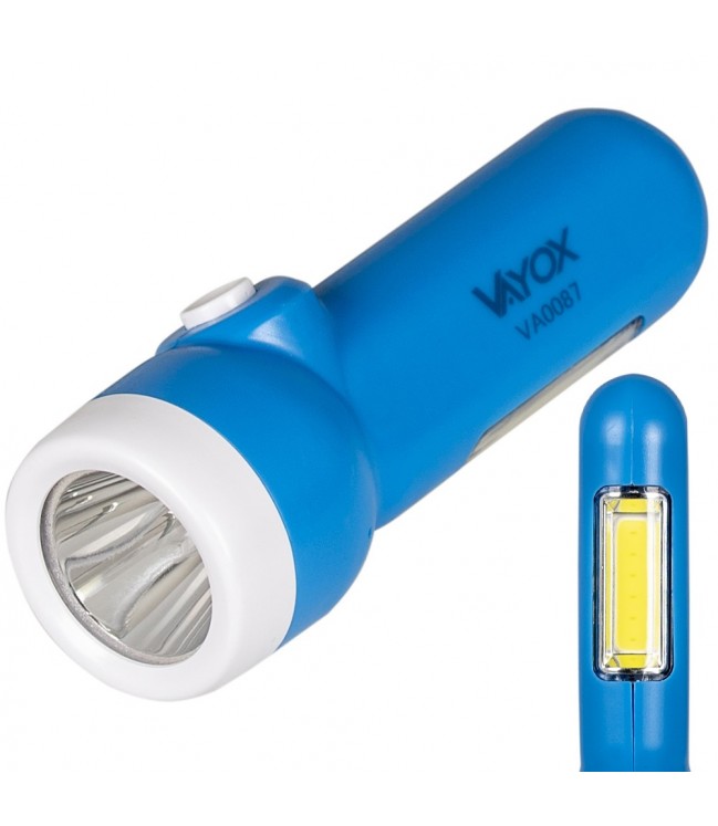 Vayox flashlight 2in1 with side lamp VA0087
