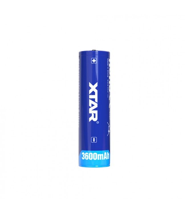 XTAR 18650-360PCM 3600mAh akumulators Li-ION Protected 3.7V 10A