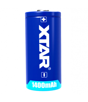XTAR CR123A baterija, 1400mAh