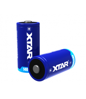 XTAR CR123A baterija, 1400mAh