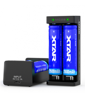 XTAR MC2S akumulatoru lādētājs