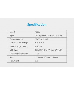 Xtar PB2SL lādētājs/ barošanas banka cilindriskām litija jonu baterijām 18650 / 20700 / 21700