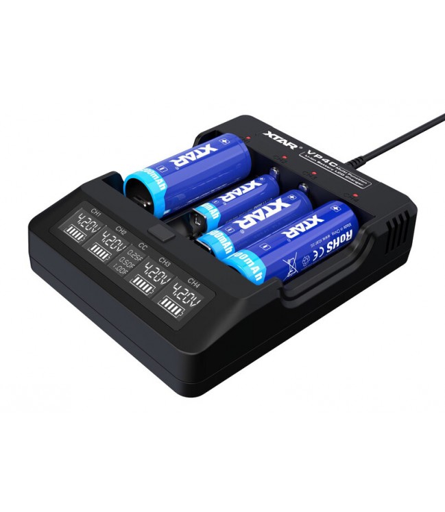 XTAR VP4C battery charger